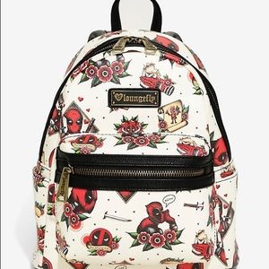 Deadpool tattoo loungefly backpack